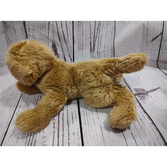 Golden retriever yellow lab puppy stuffed animal plush toy realistic - Picture 3 of 5